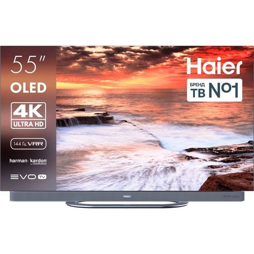 55″ Телевизор HAIER OLED S9 Ultra+ OLED, 4K Ultra HD, СМАРТ ТВ, Android TV, серый