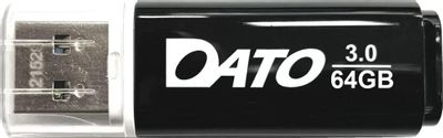 Флешка USB DATO DB8002U3 64ГБ, USB3.0, черный [db8002u3k-64g]