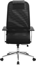 Кресло BRABIX Ultimate EX-801, сетка/ткань, до 120кг, черный
