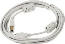 Изображение товара Кабель USB2.0 USB A(m) - USB B(m) GOLD ферритовый 3м серый
