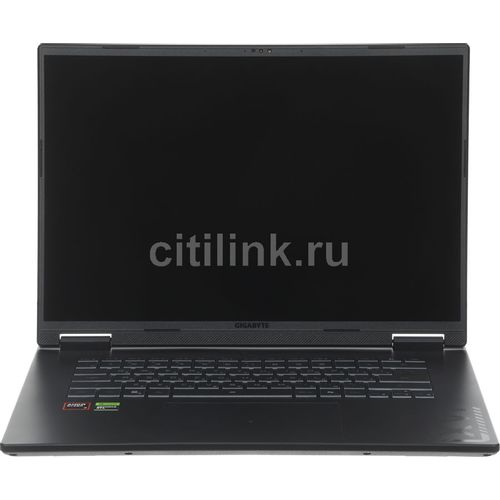 Ноутбук игровой Gigabyte GAMING A16 GA63H, 16", 2025, IPS, AMD Ryzen 7 260 3.8ГГц, 8-ядерный, 16ГБ DDR5, 512ГБ SSD, NVIDIA GeForce RTX 5060 для ноутбуков - 8 ГБ, TGP 85Вт, Windows 11 Pro, черный [3vhk3ee893sd]