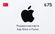 Изображение товара Карта пополнения баланса App Store и iTunes 75 TRY