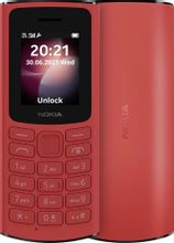 Изображение товара Сотовый телефон Nokia 106 DS TA-1564 красный компактный надежный