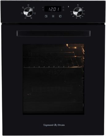 Духовой шкаф электрический ZIGMUND & SHTAIN E 174 B, 51л, дверца с 3 стеклами, черный