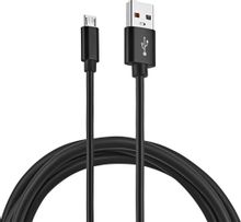 Изображение товара Кабель KINGPRICE KP-microUSB-2.4A-1m,  micro USB (m) -  USB (m),  1м,  2.4A,  черный