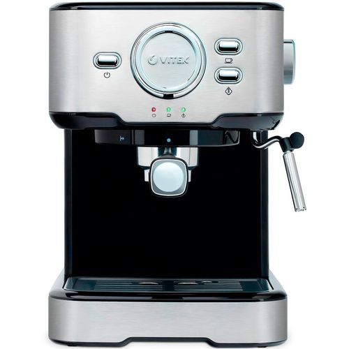 Кофеварка Vitek VT-1520, рожковая, серебристый /черный