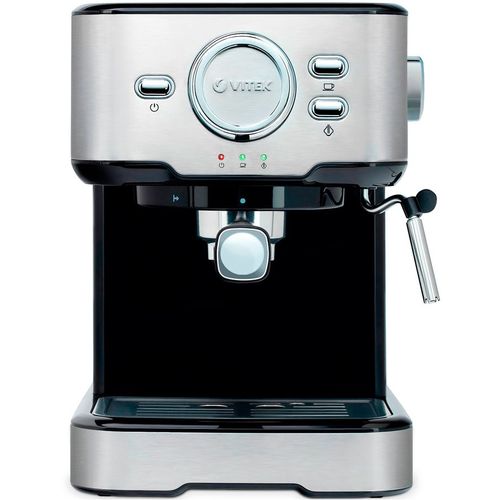 Кофеварка Vitek VT-1520, рожковая, серебристый /черный