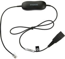 Изображение товара Переходник Jabra GN1216 SmartCord SC черный надежное подключение гарнитуры