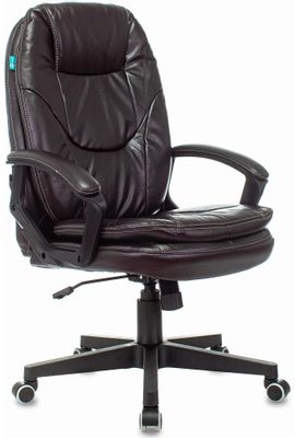 Кресло руководителя Бюрократ CH-868N, на колесиках, эко.кожа, темно-коричневый [ch-868n/coffee]