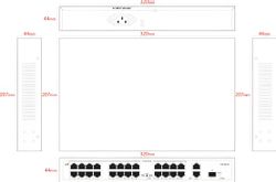 Коммутатор NVR (сетевой) TIANDY TC-P3S027 H/2421/AT/260