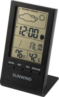Термометр SunWind SW-WSH207,  черный
