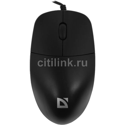Мышь проводная Defender Azora MB-241, оптическая, USB, 1200dpi, черный [52241]