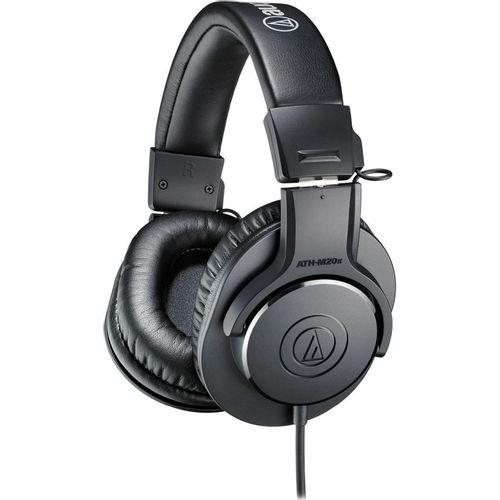 Наушники Audio-Technica ATH-M20X, 3.5 мм, мониторные, черный [15117005]