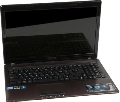 Характеристики Ноутбук ASUS K53SD-SX930R 90N3EL144W1I19RD13AY, 15.6, Intel  Core i3 2350M 2.3ГГц, 2-ядерный, 4ГБ DDR3, 320ГБ, NVIDIA GeForce 610M - 2  ГБ, Windows 7 Home Basic, темно-коричневый (702504) смотреть в СИТИЛИНК