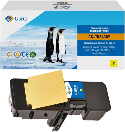 Картридж G&G GG-TK5430Y, TK-5430Y, желтый / GG-TK5430Y