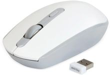 Мышь SMARTBUY One 280AG, оптическая, беспроводная, USB, белый и серый ...