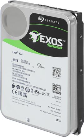 16ТБ Жесткий диск Seagate Exos X24 ST16000NM002H, SATA III, 3.5