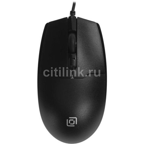 Мышь проводная Oklick 147M, оптическая, PS/2,, 1600dpi, черный [1504733]