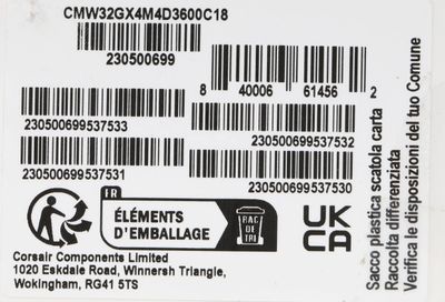 Cmw32gx4m4d3600c18 sale