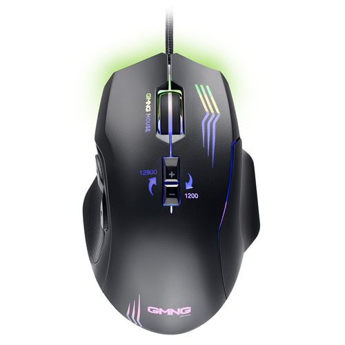 Мышь проводная GMNG 930GM, игровая, оптическая, USB, 12800dpi, черный