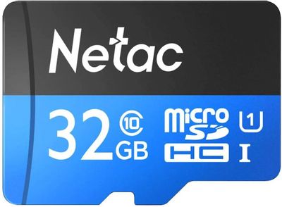 Карта памяти microSDHC UHS-I U1 NETAC P500 32 ГБ, 80 МБ/с, Class 10 ...