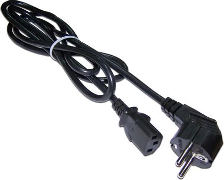 Шнур питания Lanmaster (LAN-PP13/SHA-5.0-BK) C13-Schuko проводник.:3x0.75мм2 5м 220В 10А черный