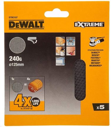 Круг шлифовальный DeWALT DTM3107-QZ,  125мм,  универсальный