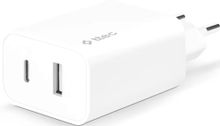 Изображение товара Сетевое зарядное устройство TTEC 2SCS24B,  USB-A,  USB-C, 32Вт, белый