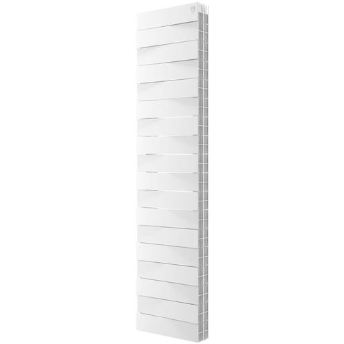Радиатор биметаллический ROYAL THERMO Pianoforte Tower 200 /Bianco Traffico, 18 секций, боковое подключение, белый
