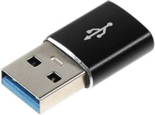 Изображение товара Адаптер USB3.0 PREMIER 6-071-3,  USB 3.0 A(m) (прямой) -  USB Type-C (f) (прямой),  пакет,  черный