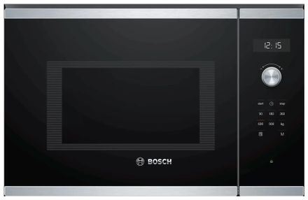 Встраиваемая микроволновая печь Bosch BFL554MS0, 25л, 900Вт, нержавеющая сталь