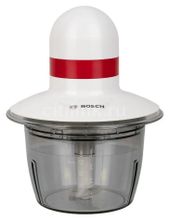 Измельчитель электрический Bosch MMRP1000 0.8л. 400Вт белый/красный ...