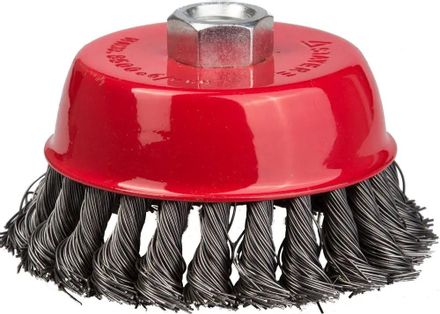 Щетка дисковая Stayer 35128-100_z01, 100мм, 22мм, по металлу