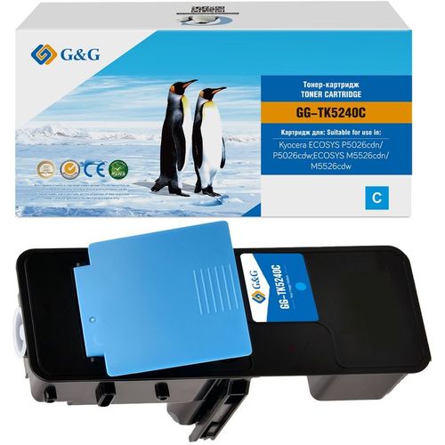 Картридж G&G GG-TK5240C, голубой / GG-TK5240C