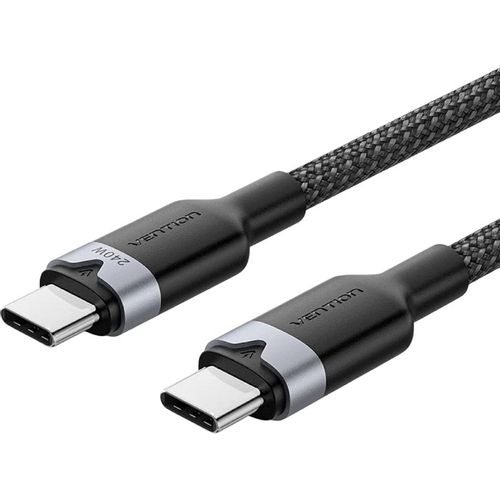 Кабель VENTION TRIBF, USB Type-C (m) (прямой) - USB Type-C (m) (прямой), 1м, черный