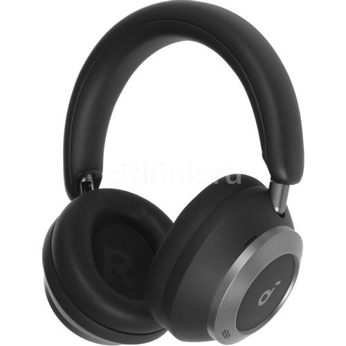 Наушники ANKER Soundcore Space One Pro, 3.5 мм/Bluetooth, накладные, черный [a3062g11]