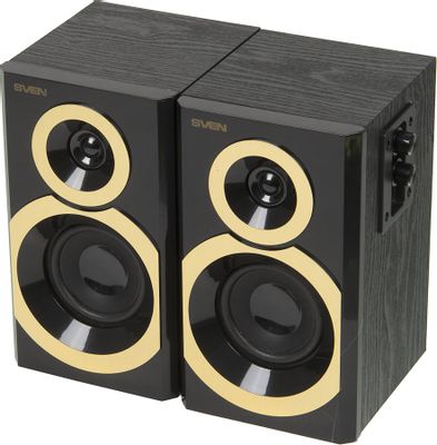 Колонки Sven SPS-619 GOLD, 2.0, золотистый/ черный [sv-0120619gd ...
