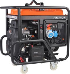 Изображение товара Бензиновый генератор Patriot GRA 18000AWS, 220/12 В, 18кВт, на колёсах с АКБ [472102318]