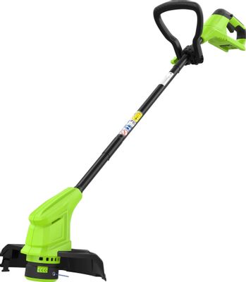 Триммер электрический GREENWORKS G24LT25K2, аккумуляторный, 24В, 2Ач, с ...