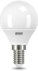 Упаковка ламп LED GAUSS E14, шар, 6Вт, 10 шт.