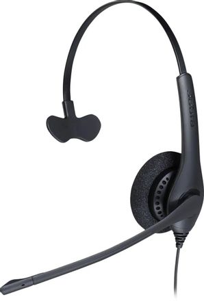 Гарнитура Jabra BIZ 1500 Mono QD,  для контактных центров, накладные,  моно, черный [1513-0154]