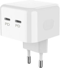 Изображение товара Сетевое зарядное устройство PERO TC18, 2xUSB-C, 35Вт