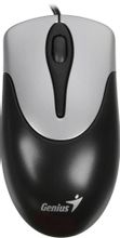Мышь Genius NetScroll 100, оптическая, проводная, USB, серебристый ...