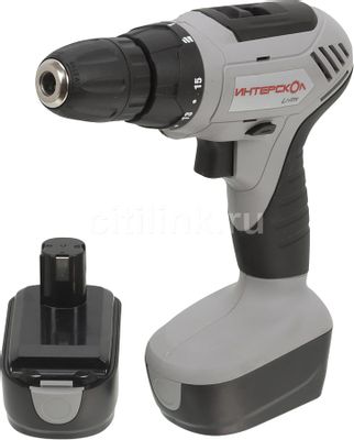 Характеристики Дрель-шуруповерт Интерскол ДА-10/14.4ЭР аккум. патрон ...