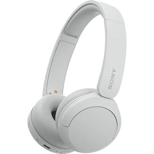 Наушники Sony WH-CH520, Bluetooth, накладные, белый [wh-ch520/w]