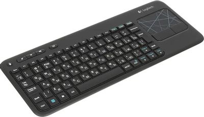 Клавиатура Logitech K400, USB, Радиоканал, с гравировкой, черный [920 ...