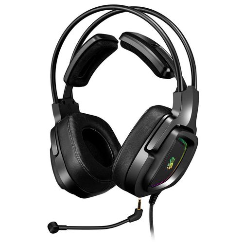 Гарнитура игровая A4TECH Bloody G575P, для компьютера, мониторные, проводные, черный [g575p 4pin+usb/black]