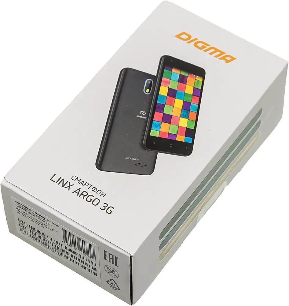 Характеристики Смартфон Digma Argo 3G 8Gb, LINX, синий (1074990) смотреть в  СИТИЛИНК