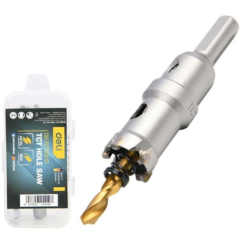 Коронка Deli DH-TCT021-E1, по металлу, шестигранный