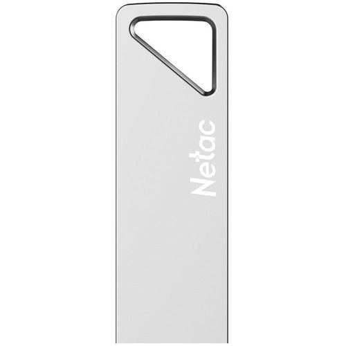 Флешка USB NETAC U326 64ГБ, USB2.0, серебристый [nt03u326n-064g-20pn]